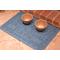 Show in main carousel: Bungalow Flooring Waterhog Paws & Bones Personalized Dog Placemat, Bluestone, 35 x 23-in slide 3 of 11