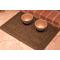 Show in main carousel: Bungalow Flooring Waterhog Paws & Bones Personalized Dog Placemat, Dark Brown, 28 x 18-in slide 2 of 10