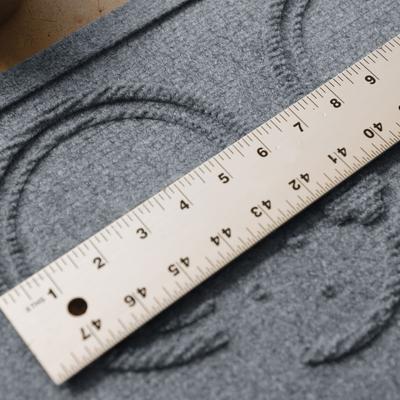 Show full view: Bungalow Flooring WaterHog Puppy Face Dog Placemat, 12x18-in, Bluestone slide 6 of 8