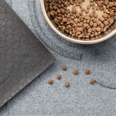 Show full view: Bungalow Flooring WaterHog Puppy Face Dog Placemat, 12x18-in, Bluestone slide 4 of 8