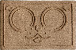 Bungalow Flooring WaterHog Puppy Face Dog Placemat, 12x18-in, Camel slide 1 of 7