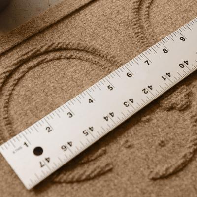 Show full view: Bungalow Flooring WaterHog Puppy Face Dog Placemat, 12x18-in, Camel slide 6 of 8