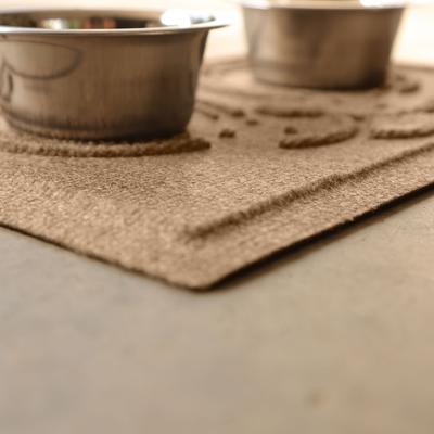 Show full view: Bungalow Flooring WaterHog Puppy Face Dog Placemat, 12x18-in, Camel slide 5 of 8