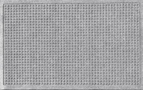Show full view: Bungalow Flooring Waterhog Squares Doormat, Medium Gray, 35 x 23-in slide 1 of 9
