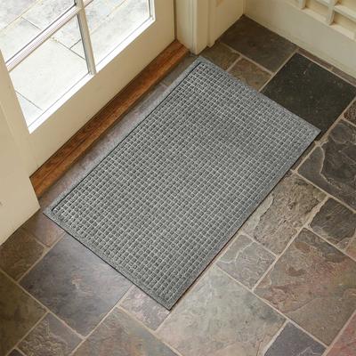 Show full view: Bungalow Flooring Waterhog Squares Doormat, Medium Gray, 35 x 23-in slide 4 of 9