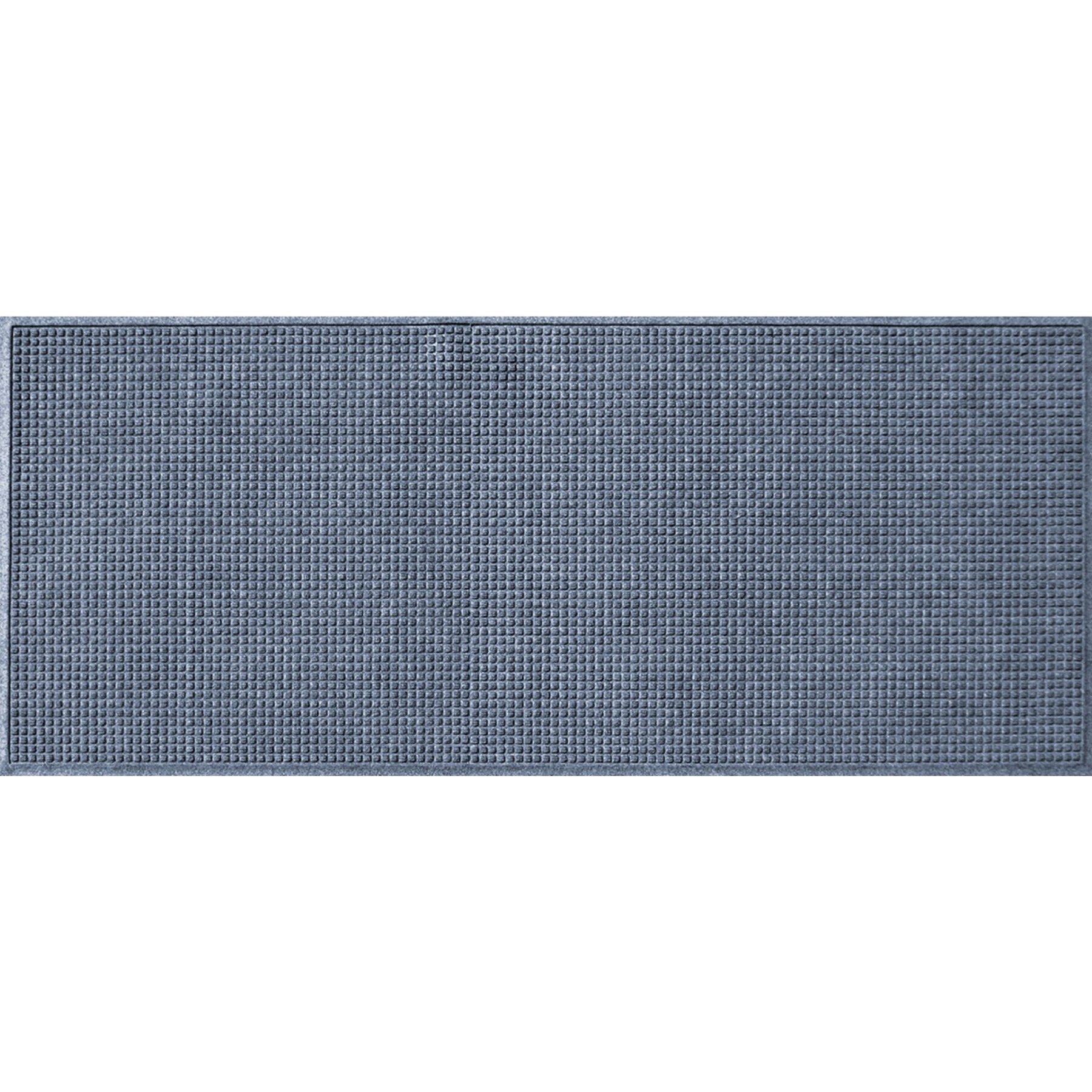 Bungalow Flooring WaterHog Squares Indoor & Outdoor Runner Mat, Bluestone