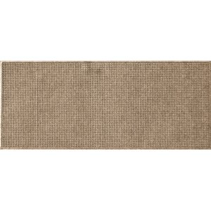 Bungalow Flooring WaterHog Squares Indoor & Outdoor Runner Mat, Camel