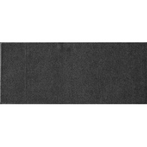 Bungalow Flooring WaterHog Squares Indoor & Outdoor Runner Mat, Charcoal