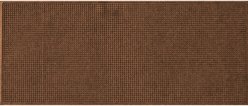 Bungalow Flooring WaterHog Squares Indoor & Outdoor Runner Mat, Dark Brown