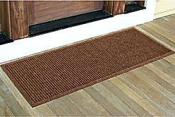 Bungalow Flooring WaterHog Squares Indoor & Outdoor Runner Mat, Dark Brown slide 2 of 5