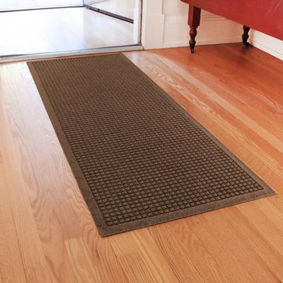 Show full view: Bungalow Flooring WaterHog Squares Indoor & Outdoor Runner Mat, Dark Brown slide 3 of 6
