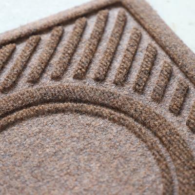Show full view: Bungalow Flooring Waterhog Wave Dog Dinner Mat, 27 x 18-in, Dark Brown slide 3 of 10