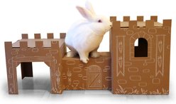 Bunny Bliss Bunny Citadel Small Pet Toy, Brown