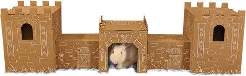 Show full view: Bunny Bliss Bunny Citadel Small Pet Toy, Brown slide 3 of 4