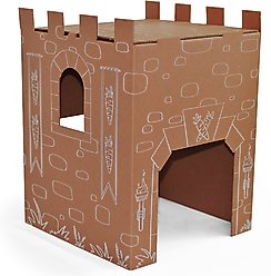 Bunny Bliss Bunny Tower Small Pet Toy, Brown slide 1 of 3