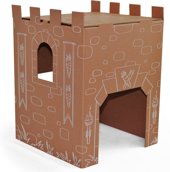 Bunny Bliss Bunny Tower Small Pet Toy, Brown