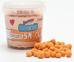 Bunny Nature Crispy Snack Carrots Rabbit & Hamster Treats, 0.9-oz tub slide 2 of 5