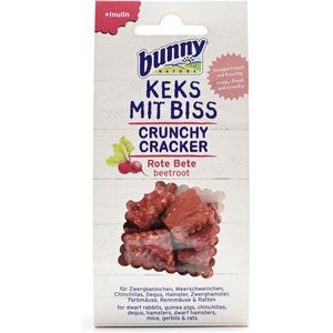 Bunny Nature Crunchy Cracker Beetroot Rabbit & Hamster Treats, 1.8-oz bag