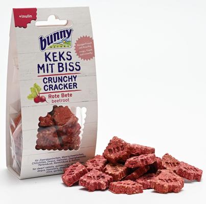 Show full view: Bunny Nature Crunchy Cracker Beetroot Rabbit & Hamster Treats, 1.8-oz bag slide 2 of 5