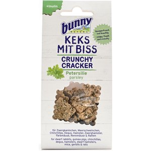 Bunny Nature Crunchy Cracker Parsley Rabbit & Hamster Treats, 1.8-oz bag