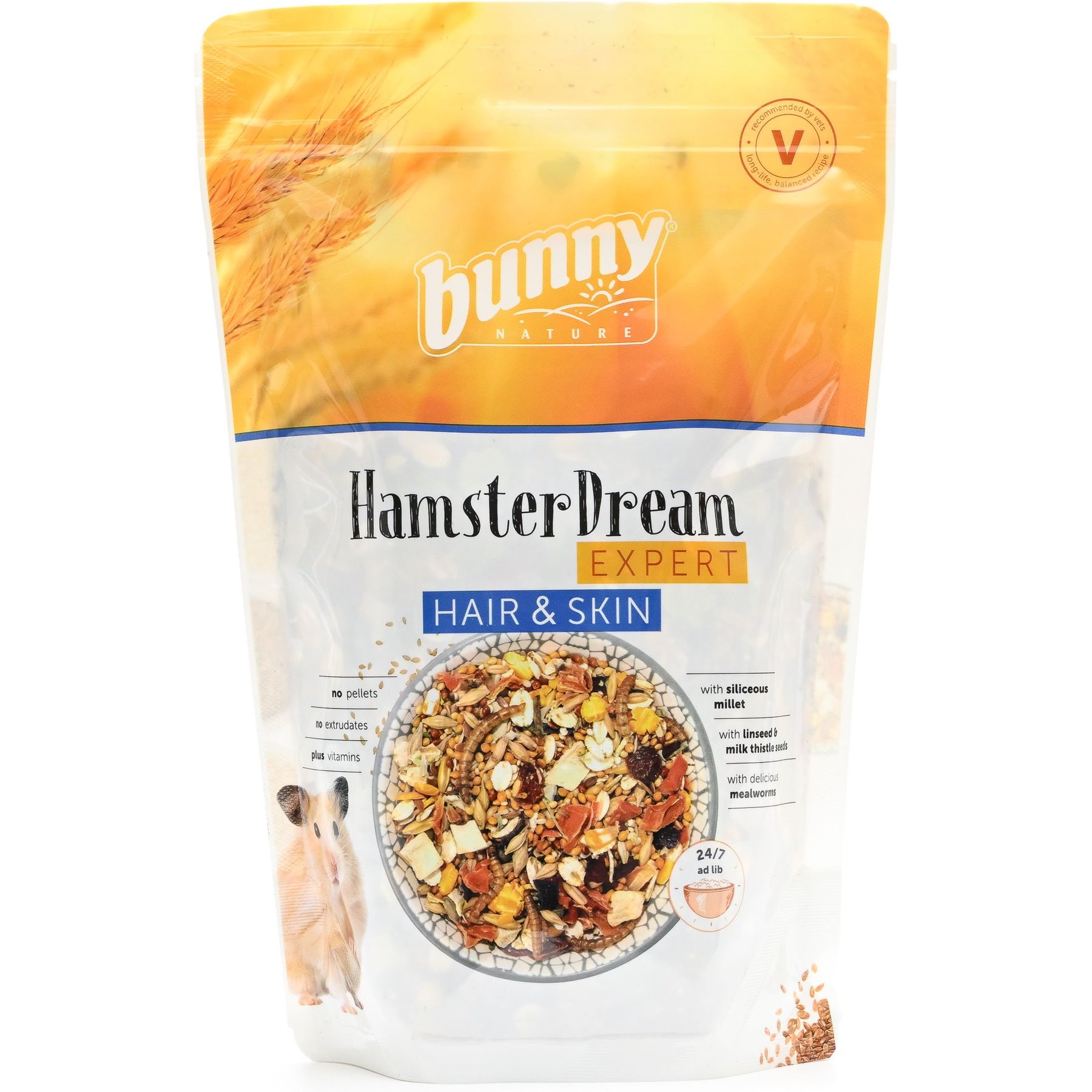Bunny Nature HamsterDream Expert Hair & Skin Hamster Food, 1.1-lb bag