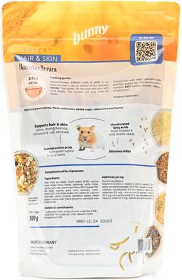 Show full view: Bunny Nature HamsterDream Expert Hair & Skin Hamster Food, 1.1-lb bag slide 3 of 6