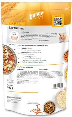 Show full view: Bunny Nature HamsterDream Expert Hamster Food, 1.1-lb bag slide 3 of 5