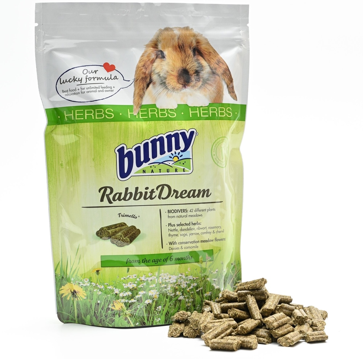 New Version Available - BUNNY NATURE RabbitDream Herbs Rabbit Food, 1.7 ...