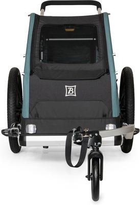 Show full view: Burley Bark Ranger Dog Bicycle Trailer, Blue Spruce, Standard slide 2 of 11