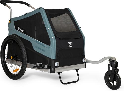 Show full view: Burley Bark Ranger Kickstand Bicycle Trailer Accessory, Black, Standard slide 2 of 2