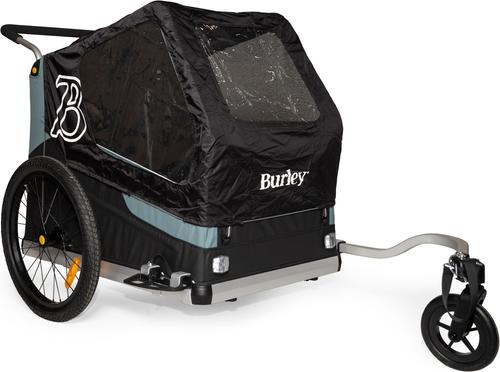 Show full view: Burley Bark Ranger Rain Cover Bicycle Trailer Accessory, Black, X-Large slide 2 of 2