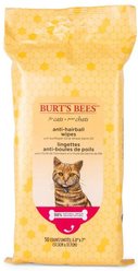 Burt's Bees Anti-Hairball Cat Wipes, 50 count
