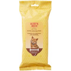 Burt's Bees Dander Reducing Wipes with Colloidal Oat Flour & Aloe Vera for Cats, 50 count
