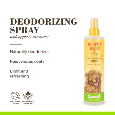 Show full view: Burt's Bees Deodorizing Spray with Apple & Rosemary for Dogs, 10-fl oz bottle slide 3 of 12