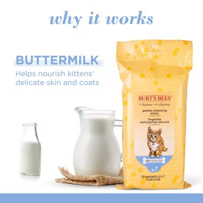 Show full view: Burt's Bees Kitten Wipes, 50 count slide 5 of 11