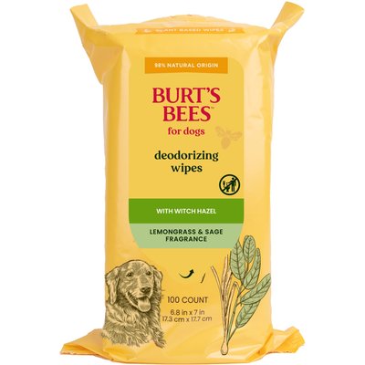 Burt's Bees Burt's Bees Lemongrass & Sage Dog Grooming Wipes, 100 count