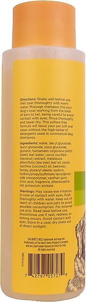 Show full view: Burt's Bees Lemongrass & Sage Dog Shampoo, 16-fl oz bottle slide 2 of 4