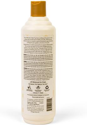 Show full view: Burt's Bees Manuka Honey Deodorizing Charcoal Dog Shampoo, 16-fl oz bottle slide 3 of 4