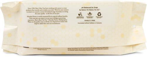 Show full view: Burt's Bees Manuka Honey Multipurpose Kelp Dog Wipes, 50 count slide 2 of 3