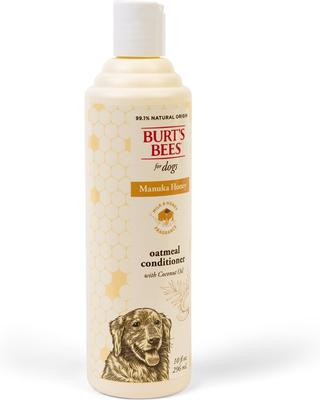 Show full view: Burt's Bees Manuka Honey Oatmeal Coconut Oil Dog Conditioner, 10-fl oz bottle slide 3 of 4