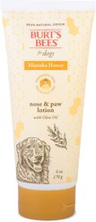 Burt's Bees Manuka Honey Paw & Nose Olive Oil Dog Lotion, 6-fl oz bottle