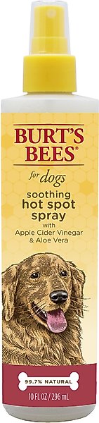 Show full view: Burt's Bees Soothing Hot Spot Apple Cider Vinegar & Aloe Vera Dog Spray, 10-fl oz bottle slide 1 of 2