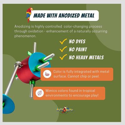 Show full view: Busy Bird Busy Barrel Bird Toy slide 3 of 6