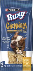 Busy Bone Chewnola Long-Lasting Triple Layered Small/Medium Dog Treats, 2 count