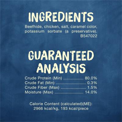 Show full view: Busy Bone Jerky Wraps Long-Lasting Small/Medium Dog Treats, 4 count pouch slide 5 of 12