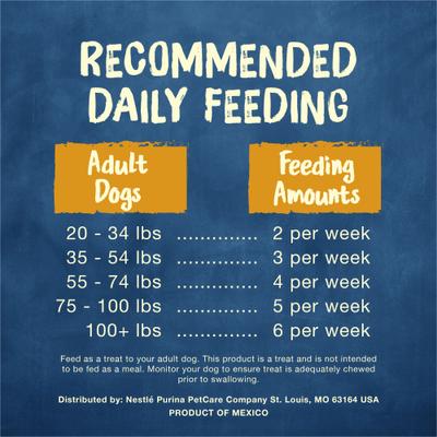 Show full view: Busy Bone Jerky Wraps Long-Lasting Small/Medium Dog Treats, 4 count pouch slide 8 of 12