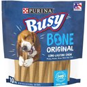 Busy Bone Original Long-Lasting Real Meat Small/Medium Dog Treats, 10 count