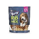 Busy Bone Rib Hide, Long-Lasting Small/Medium Dog Treats, 12 count pouch