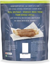 Busy Bone Rib Hide, Long-Lasting Small/Medium Dog Treats, 12 count pouch slide 2 of 9