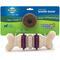 Show in main carousel: Busy Buddy Bristle Bone Treat Dispenser Dog Chew Toy + Peanut Butter & Rawhide Variety Pack Refill Rings Dog Treat, 24 count slide 2 of 10